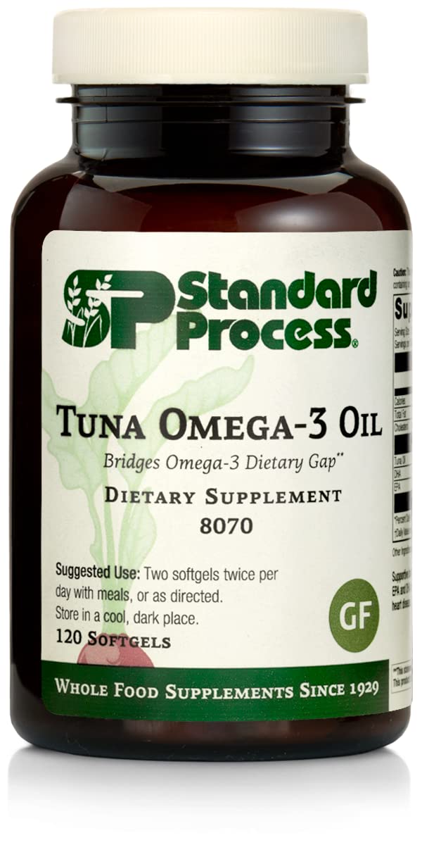 Premium Tuna Omega-3 Oil Softgels with EPA & DHA - Whole Food Supplement for Brain, Eye, Skin & Hair Health - Gluten Free - 120 Count - Supports Cognitive Function & Heart Health - Ideal for Daily Wellness & Active Lifestyle