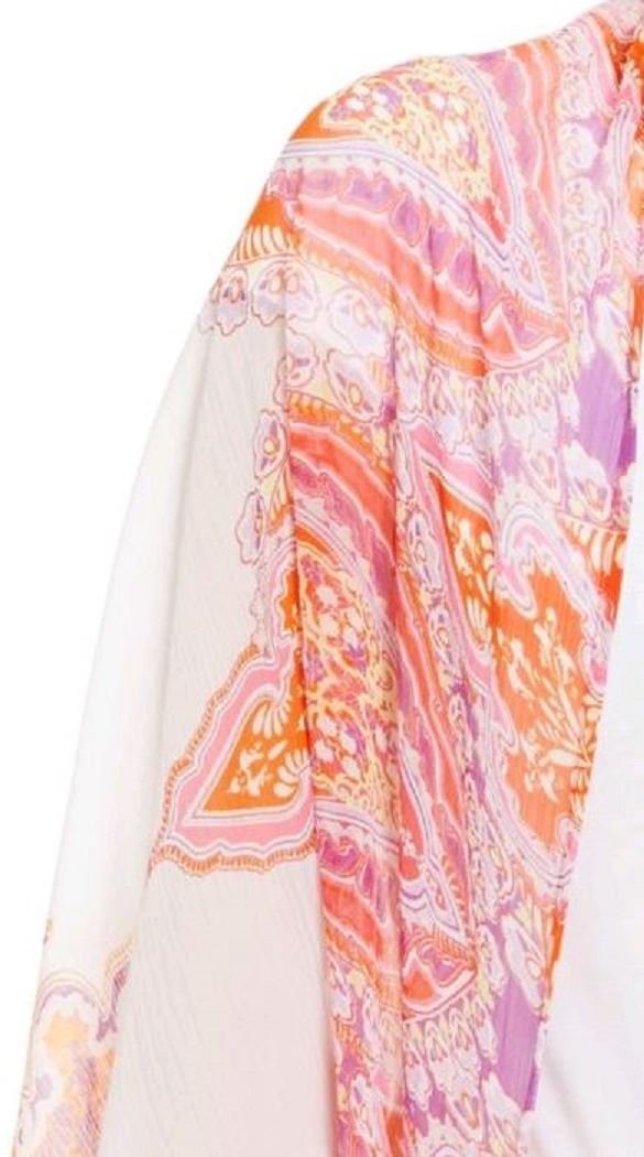 Soft Raspberry Red Cocoon Wrap with Paisley Print - Cozy Loungewear for Women, Perfect for Relaxing at Home or Spa Days