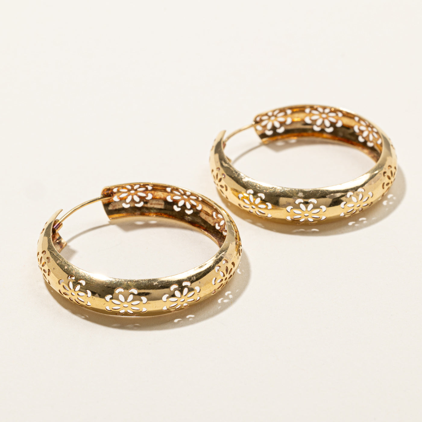 Textured Hoop Earrings for Women - Trendy Chunky Gold & Silver Hoops - Boho Chic Statement Jewelry for Parties, Date Night & Everyday Wear
