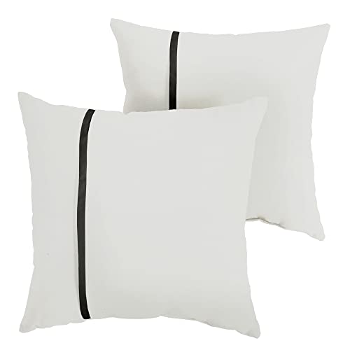 Canvas Natural Ivory & Canvas Black