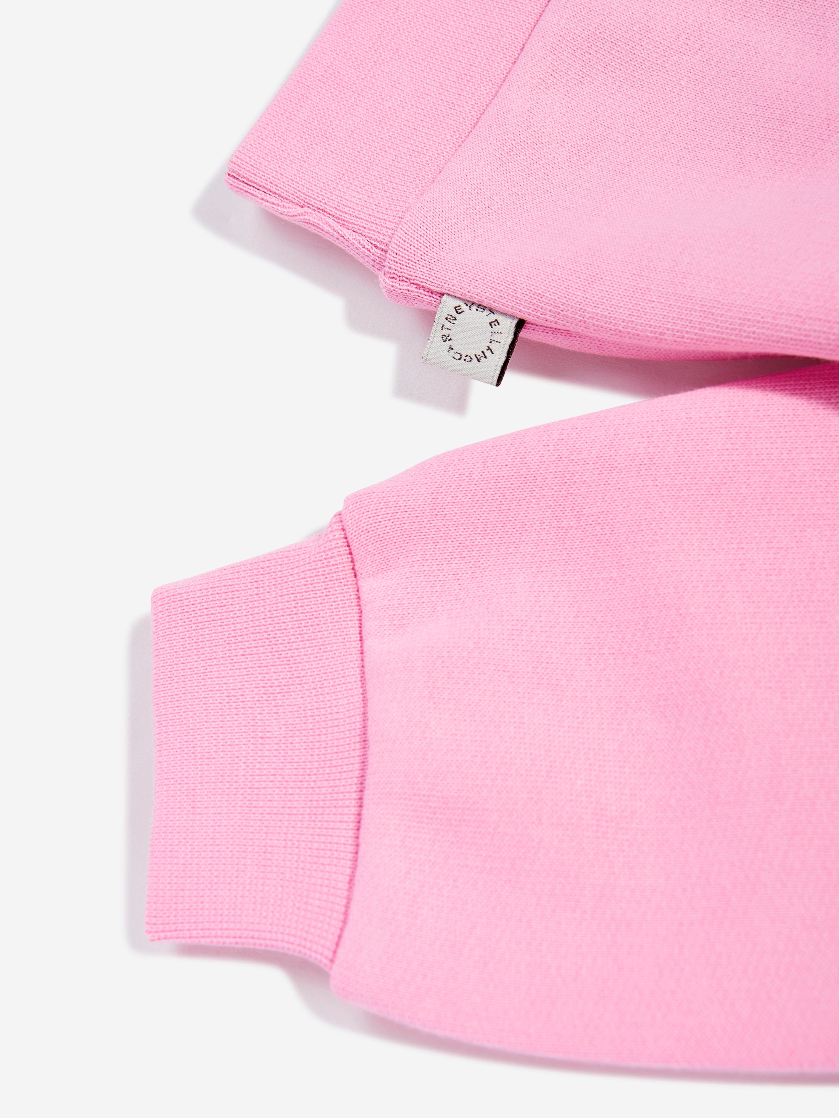 Adorable Pink Daisy Logo Sweatshirt for Baby Girls - Soft Cotton Pullover for Playdates & Family Outings