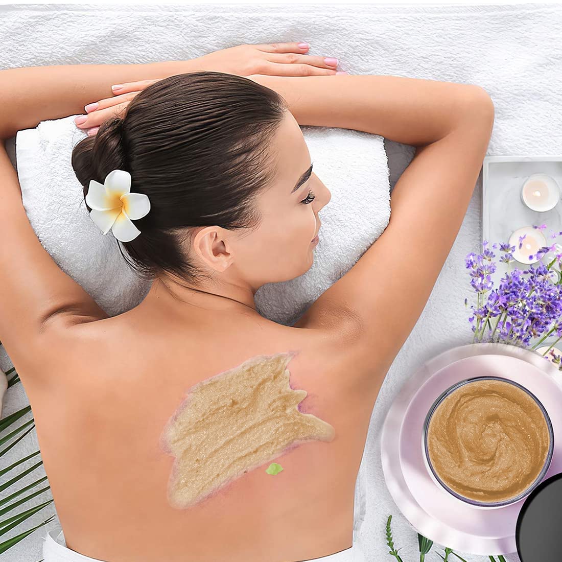 Lilium Vitamin C Face & Body Scrub - Brightening & Exfoliating for Glowing Skin, 250g - Perfect for Daily Skincare Routine & Spa Treatment