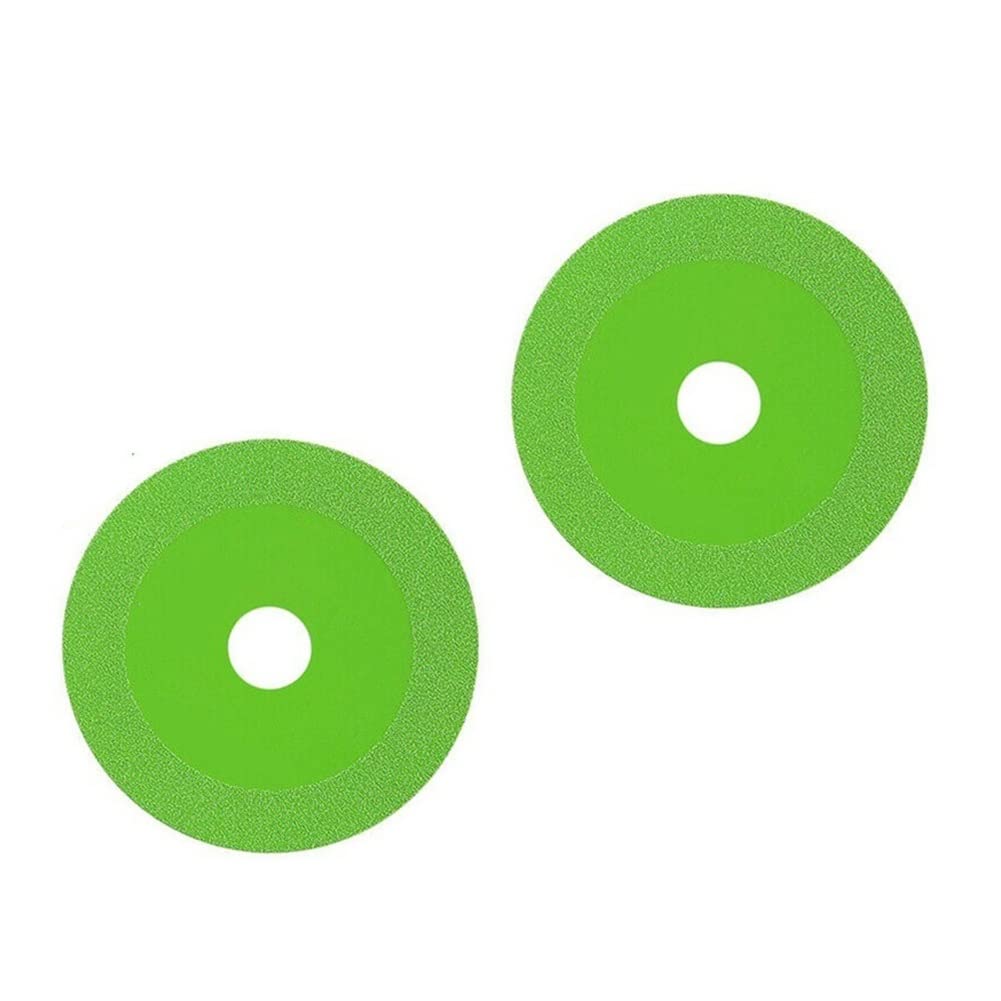 2PCS Premium Glass Cutting Discs - Diamond Saw Blades for Marble, Ceramic Tile, Porcelain & Jade Polishing - Perfect for DIY Home Renovation & Craft Projects