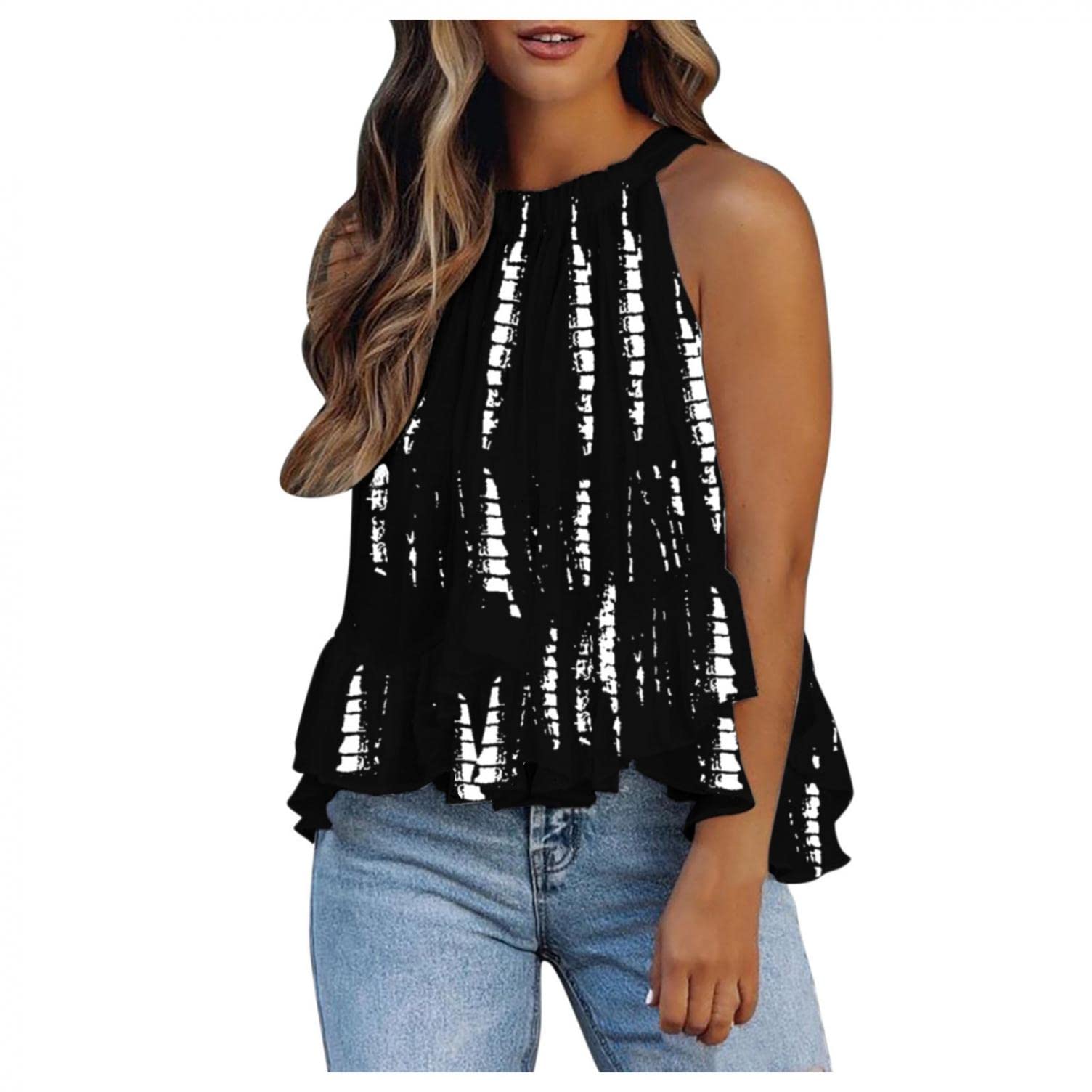 Women's Loose Fit Sleeveless Tank Tops - Casual Summer Workout Running Athletic Shirts for Women | Gym, Yoga, Beach & Everyday Wear