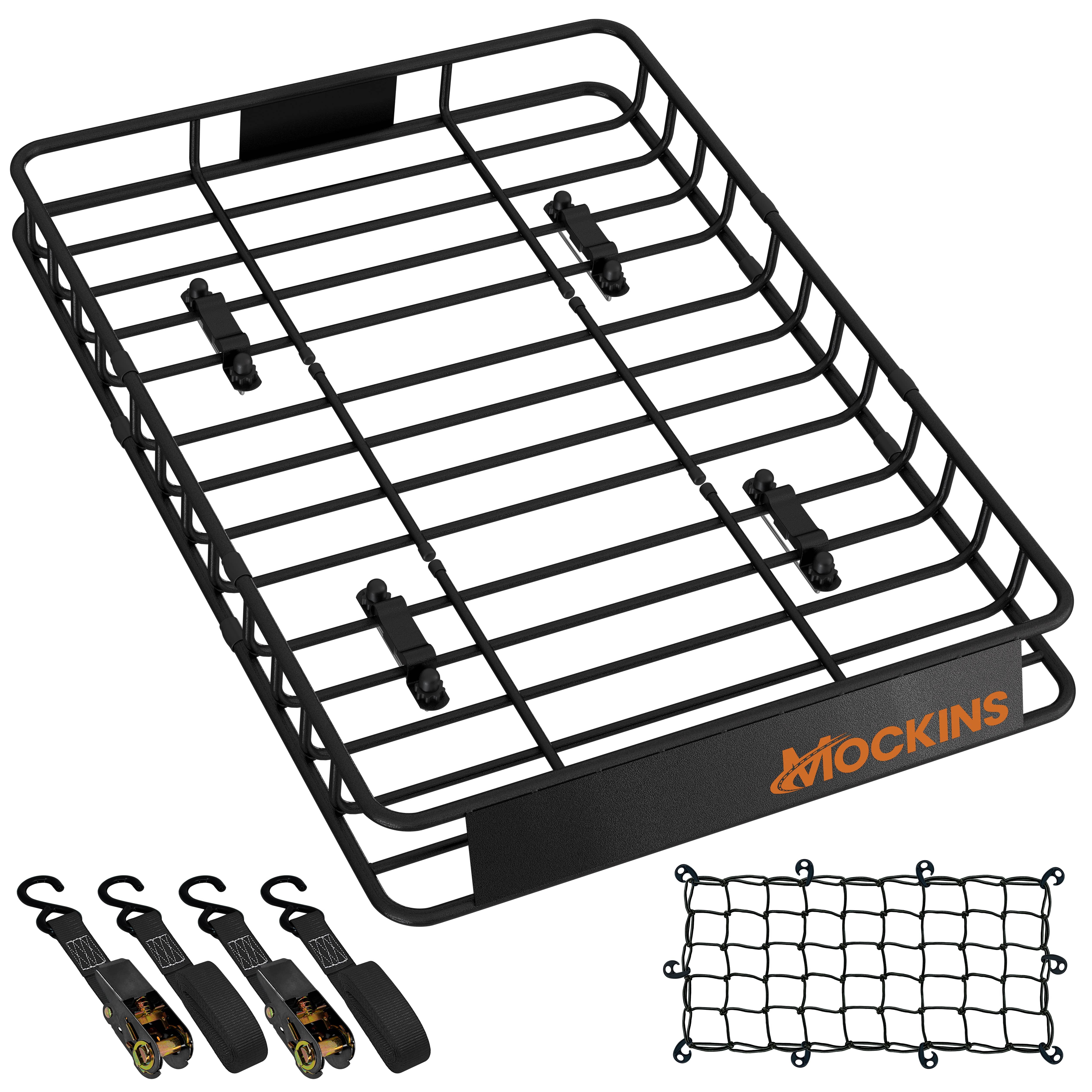 50x36x4.5 Inch Expandable Roof Top Cargo Carrier - Waterproof Car Roof Bag for Travel, Camping & Outdoor Adventures