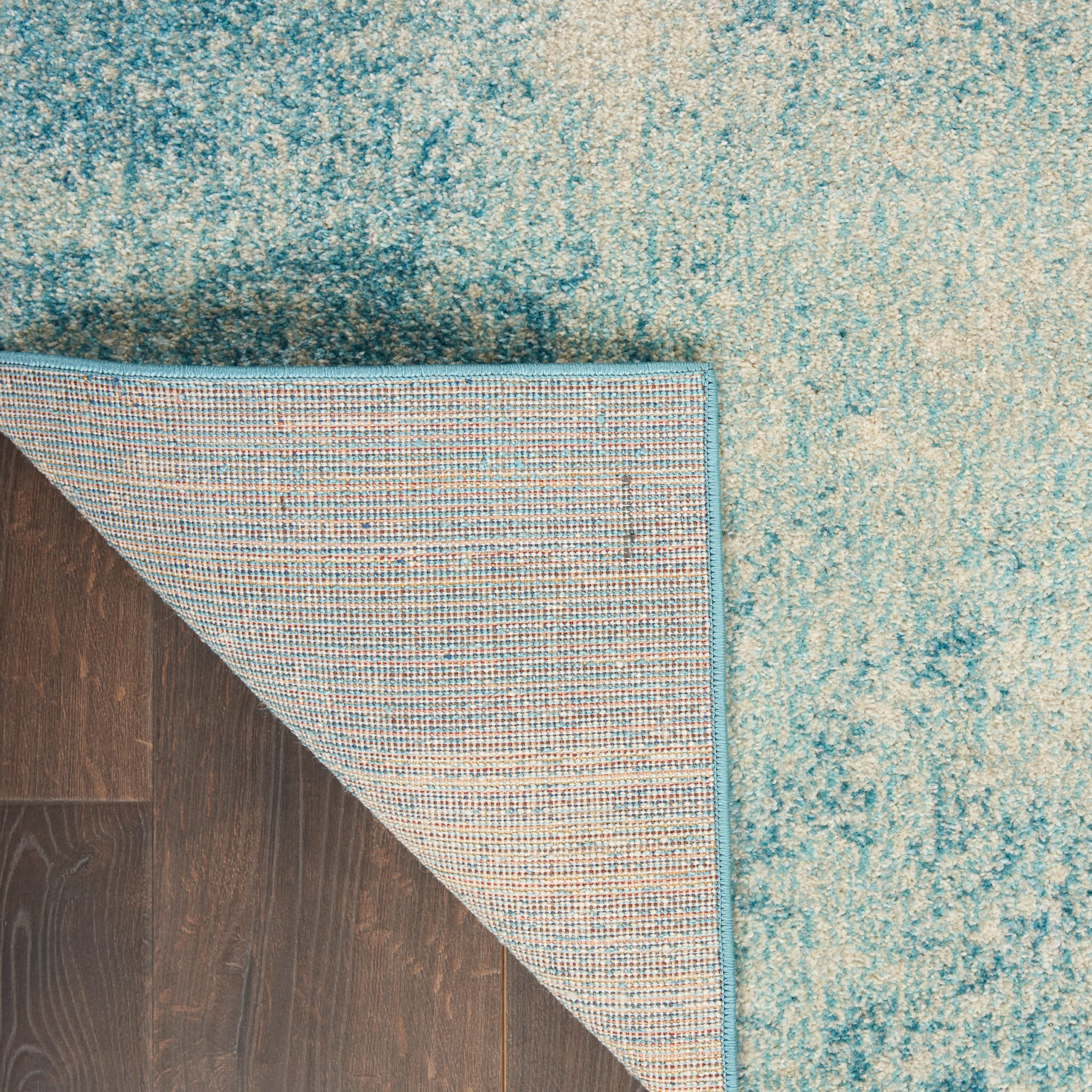 Nourison Passion Navy/Light Blue 8' x 10' Area Rug - Modern Abstract Design, Easy Cleaning, Non-Shedding - Perfect for Bedroom, Living Room, Dining Room & Kitchen Decor (8x10)