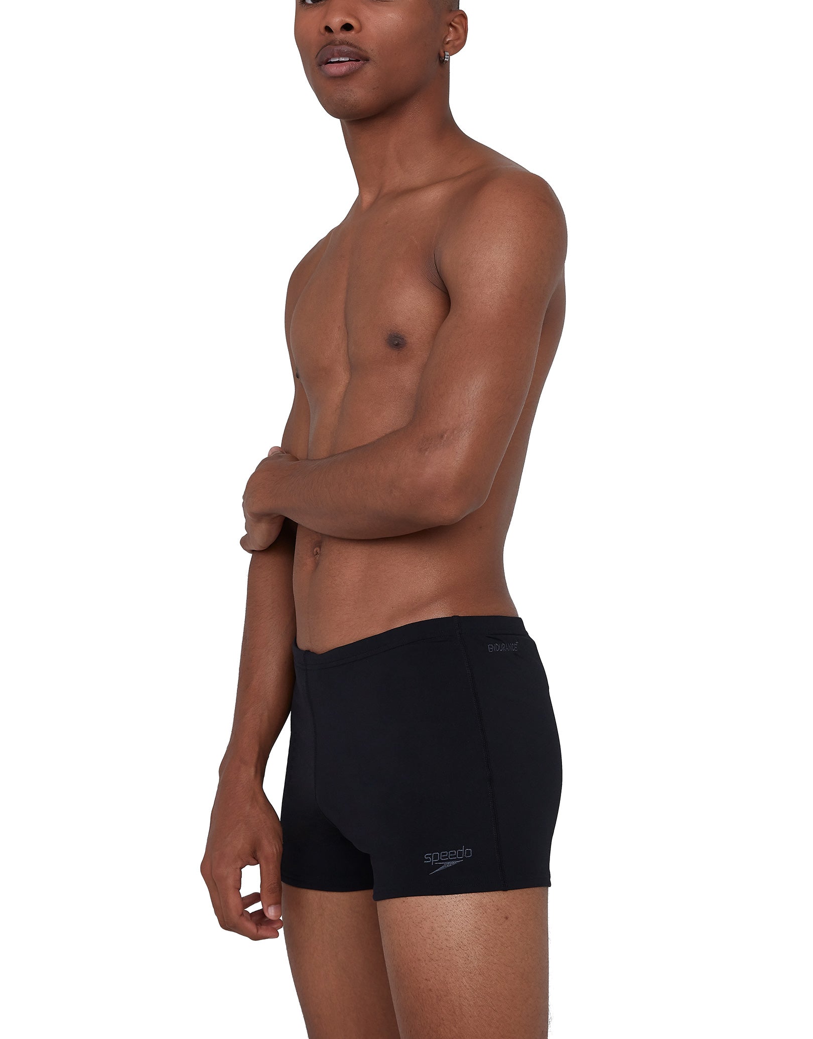 Essential Endurance Plus Swim Trunks for Men - Quick Dry Comfortable Beach Shorts - Perfect for Swimming, Surfing & Vacation - Black