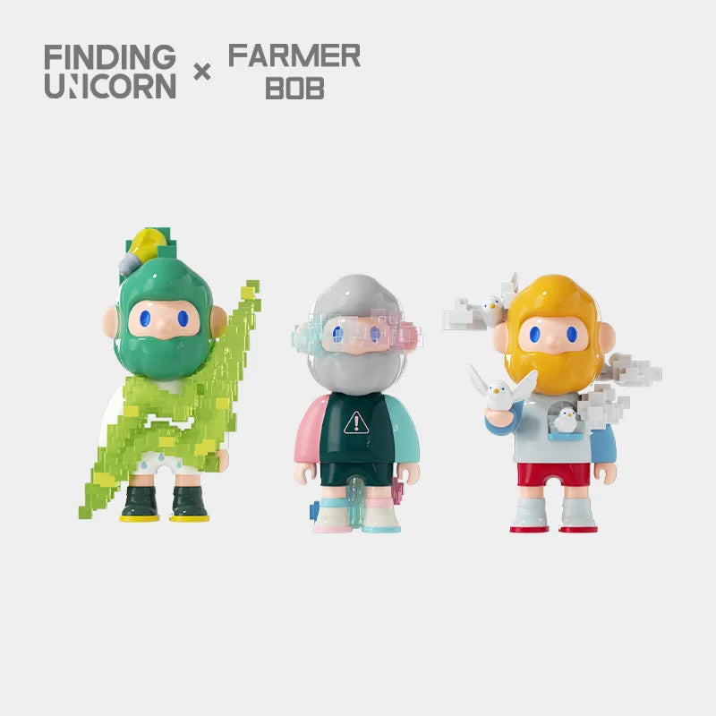 FARMER BOB Next Generation Pixel Universe Series Blind Box Collectible Toy Figures - Perfect for Anime Fans, Gift Giving & Home Decoration