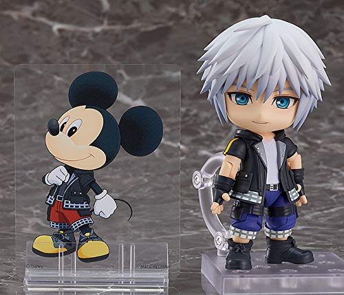 Good Smile Kingdom Hearts III: Riku Nendoroid Action Figure - Collectible Anime Character Toy for Gamers & Fans | Perfect for Display, Cosplay & Gift Giving