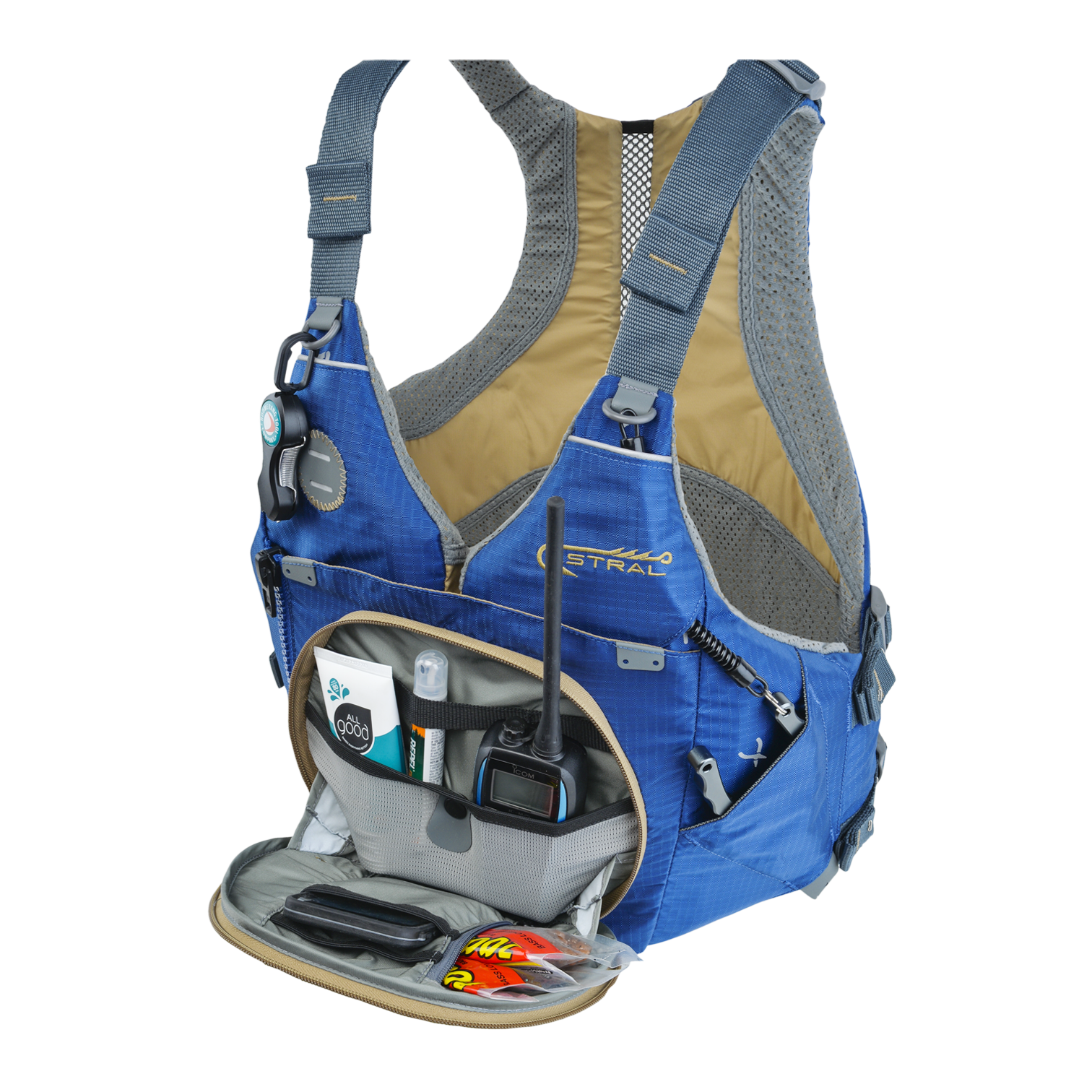 Astral Sturgeon Thin Back Fishing Life Jacket PFD - Lightweight & Comfortable for Kayaking, Boating & Water Sports - US Coast Guard Approved Safety Gear