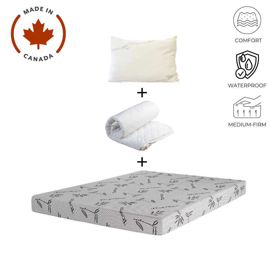 Premium Mimi Mattress - Memory Foam Queen Size for Back Pain Relief & Pressure Relief - Perfect for Side Sleepers & Couples - Bedroom, Guest Room, Dorm Use
