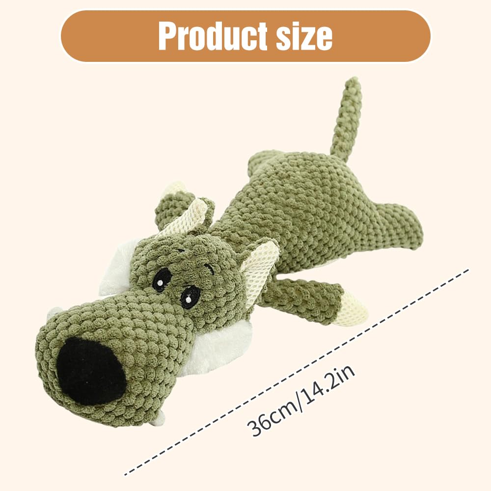2025 Indestructible Dog Plush Chew Toys for Aggressive Chewers - Durable Squeaky Puppy Toys for Small, Medium & Large Breeds - Perfect for Boredom Relief, Training & Playtime
