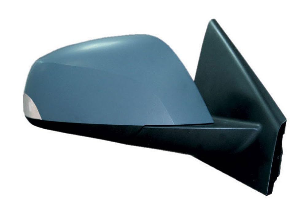 Electric Heated Power Folding Convex Mirror with Turn Signal - Blue | Compatible with 6130231 | Perfect for Trucks, SUVs & RVs - Enhances Safety in Rain, Snow & Night Driving