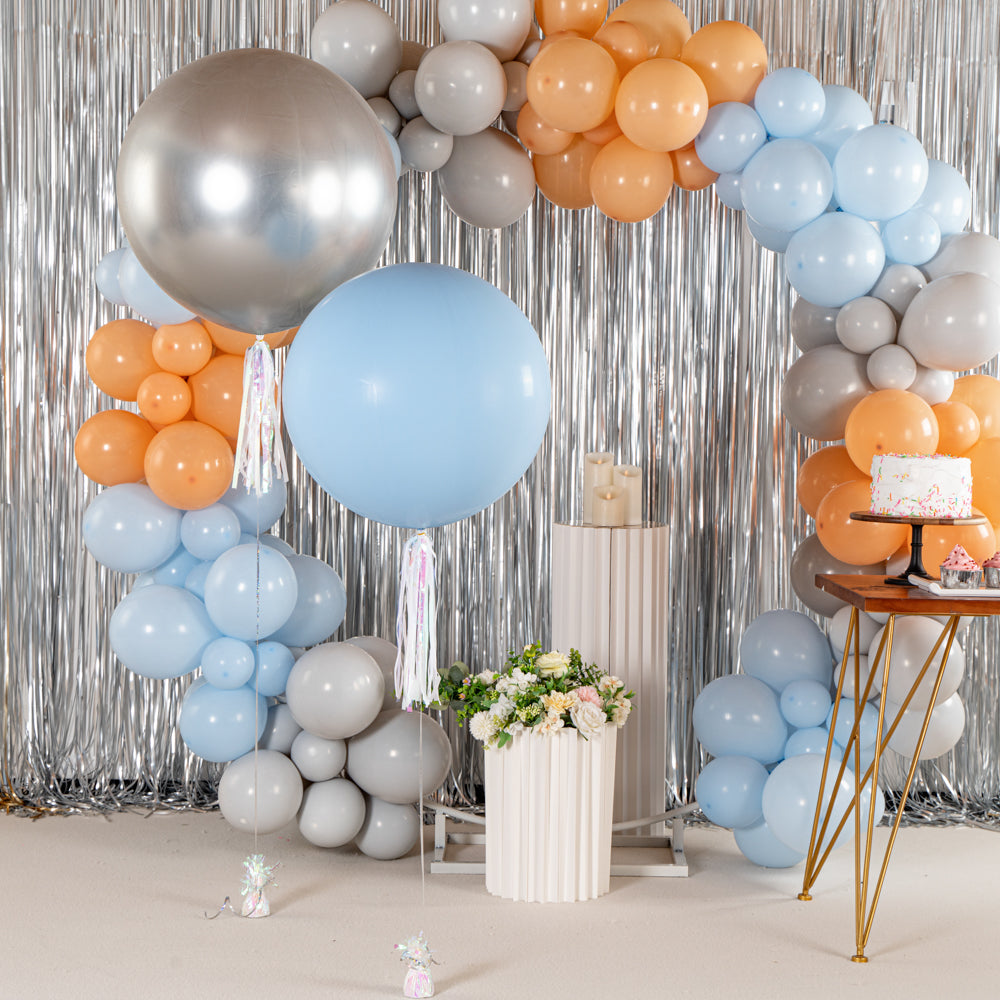 Pastel Blue Latex Balloons 36 Inch - Pack of 10 | Party Decorations, Birthday Supplies, Baby Shower Decor, Wedding Balloons, Photo Backdrop