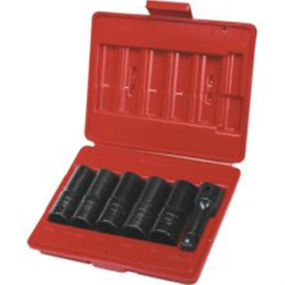 Ken-Tool 30112 6-Piece Thick and Thin Flip Socket Set - Universal Size for Automotive & DIY Repairs - Perfect for Mechanics, Home Garage & Emergency Roadside Tool Kits