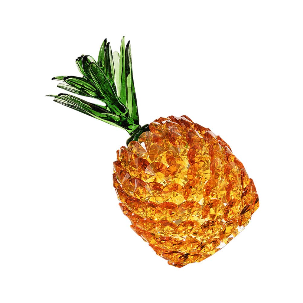 Crystal Pineapple Decor - ABOOFAN Glass Pineapple Figurine for Hawaiian Party Favors, Table Centerpiece, Birthday Gift & Home Decoration | Perfect for Tropical Themed Parties, Wedding Decor, and Kitchen Display