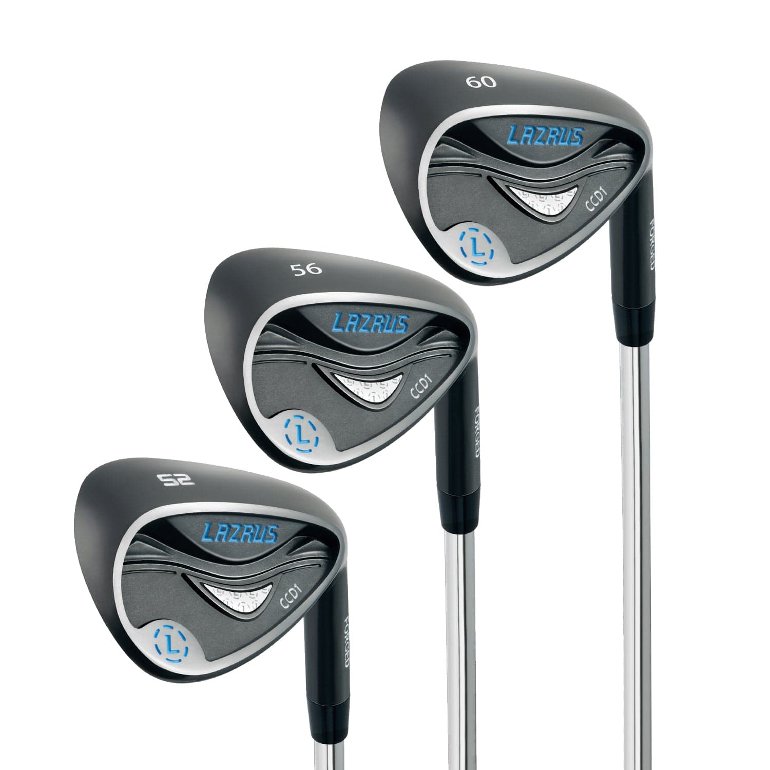 Premium Forged Golf Wedges Set (52° 56° 60° or 50° 54° 58°) - Cavity Back Design for Better Control & Spin | Perfect for Short Game, Bunker Shots & Approach Play