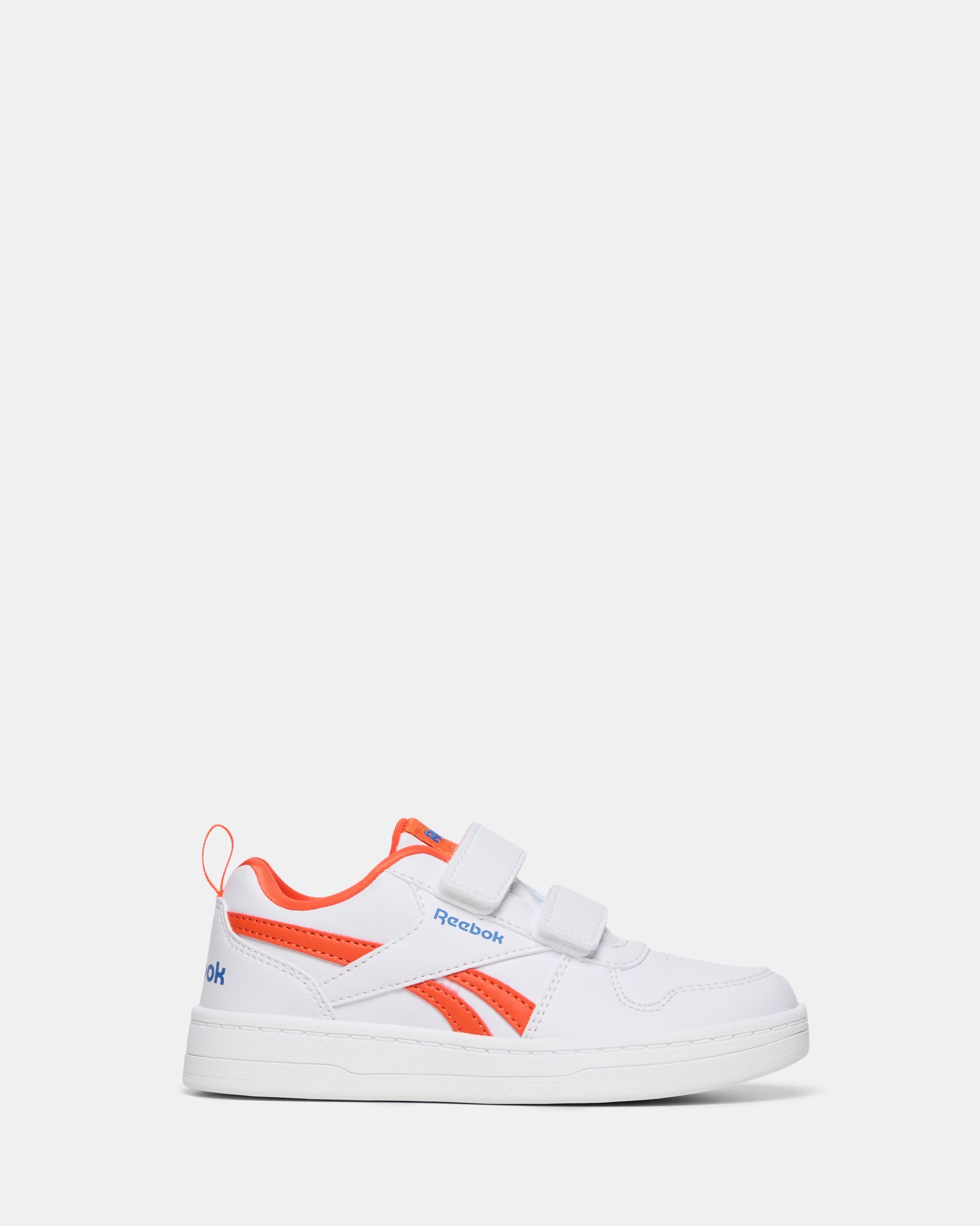 Reebok Royal Prime 2.0 2V Men's Running Shoes - White/Pump Orange/Vector Blue | Lightweight Comfort for Jogging, Gym & Casual Wear