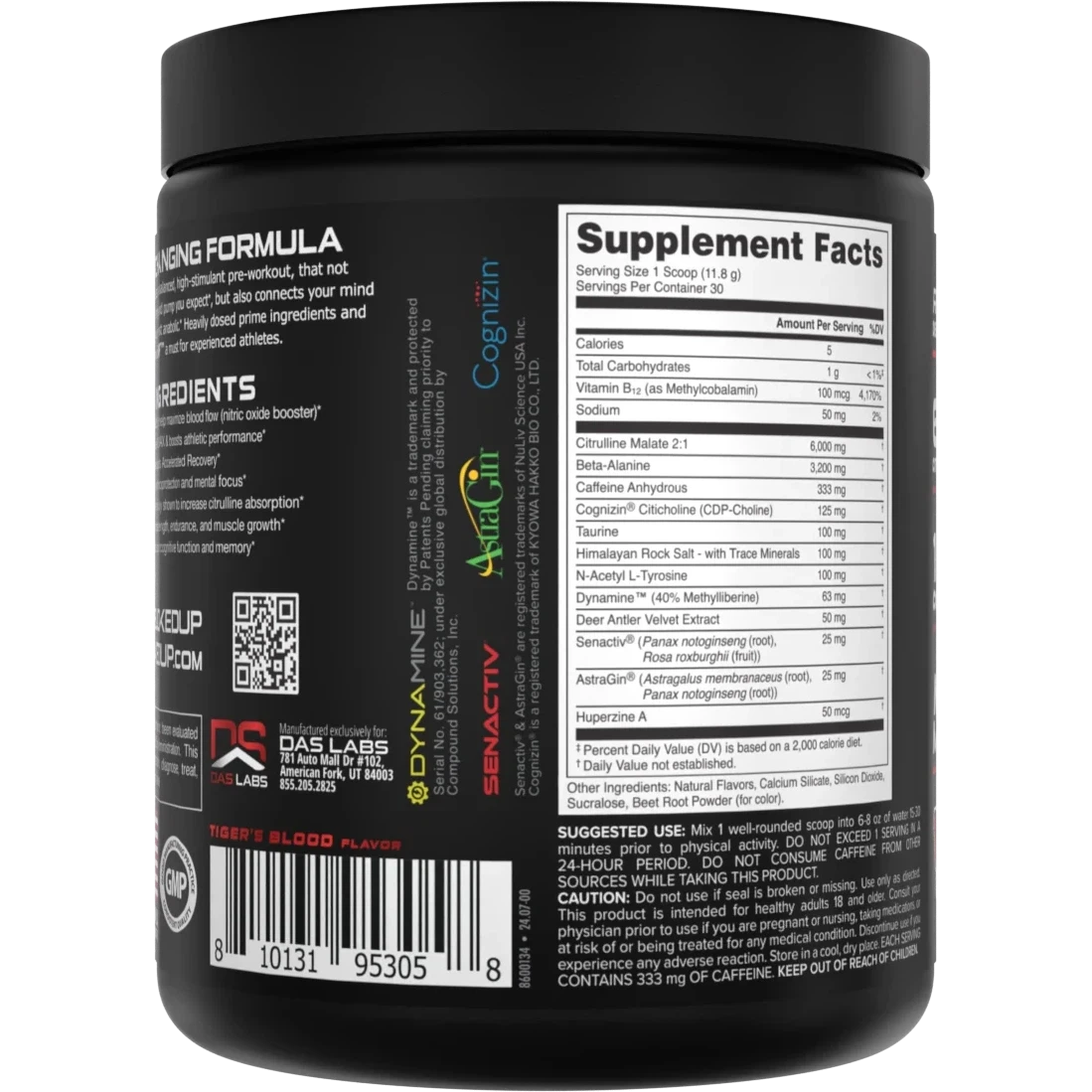 Bucked Up BAMF Pre-Workout Powder - Energy & Focus Booster for Intense Gym Sessions & Athletic Performance