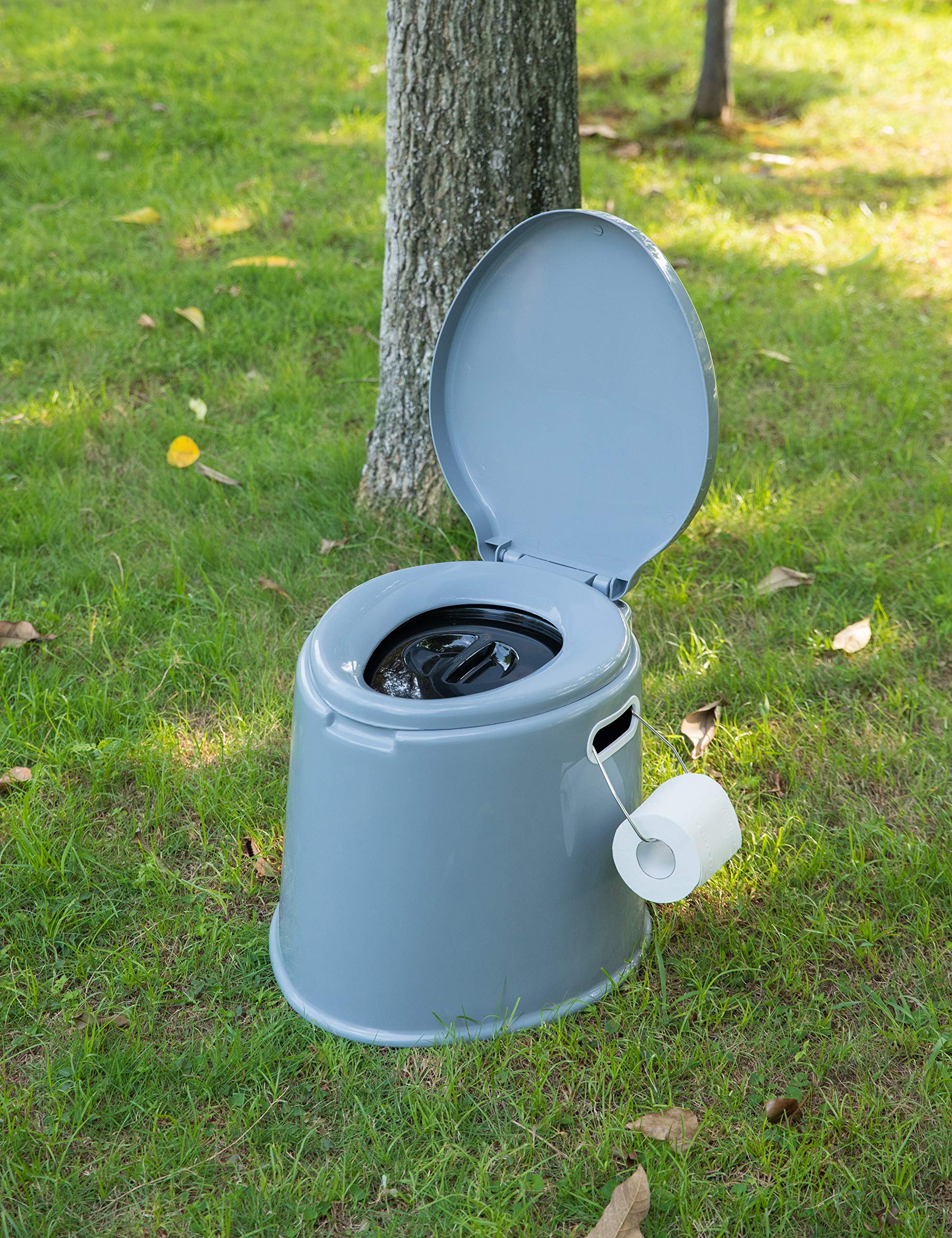 PLAYBERG Portable Travel Toilet for Camping, Hiking & Emergency Use - Compact & Lightweight Outdoor Toilet for RV, Road Trips & Off-Grid Adventures