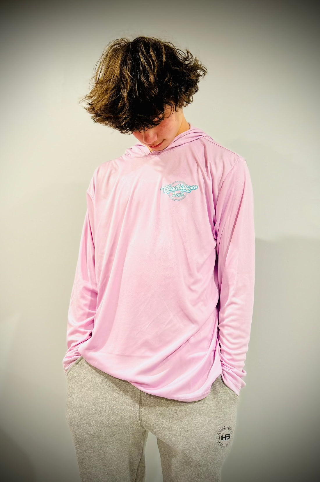 Headbanger Lifestyle Long Sleeve Lightweight Performance Hoodie - Spring Edition | Moisture-Wicking & Breathable Workout Hoodie for Gym, Running & Outdoor Activities