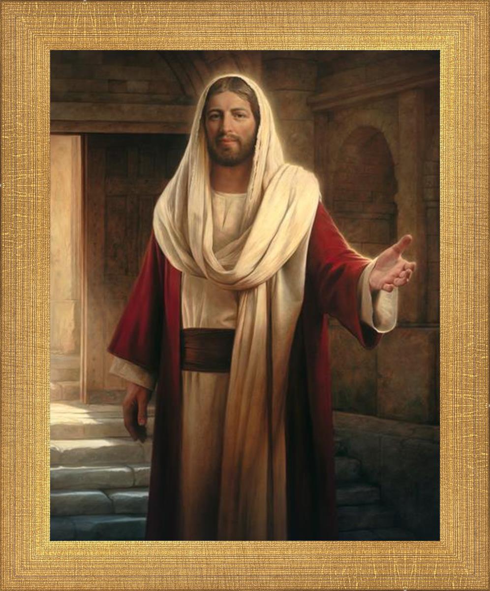 Come Follow Me by Howard Lyon - Inspirational Christian Art Print for Home, Church & Office Decor