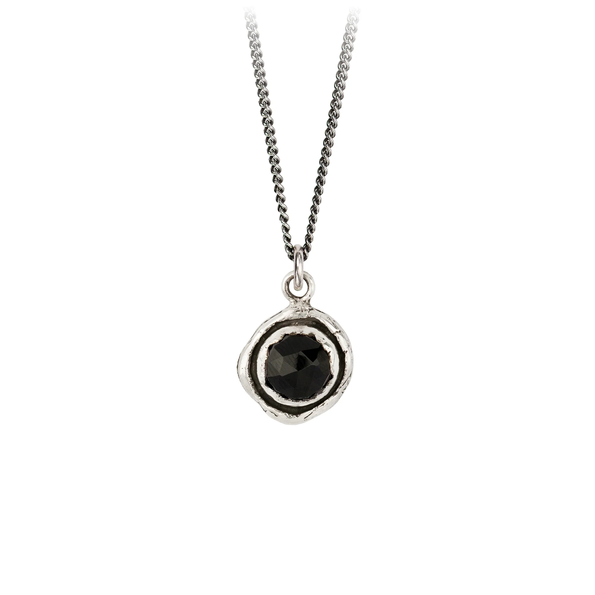 Faceted Stone Talisman Necklace - Natural Gemstone Pendant for Protection & Good Luck - Perfect for Spiritual Healing, Meditation & Energy Balancing