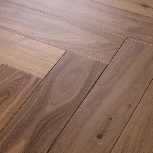 Anderson Tuftex Revival Walnut Herringbone Engineered Hardwood Flooring - Premium Wood Floors for Living Room, Bedroom & Home Office
