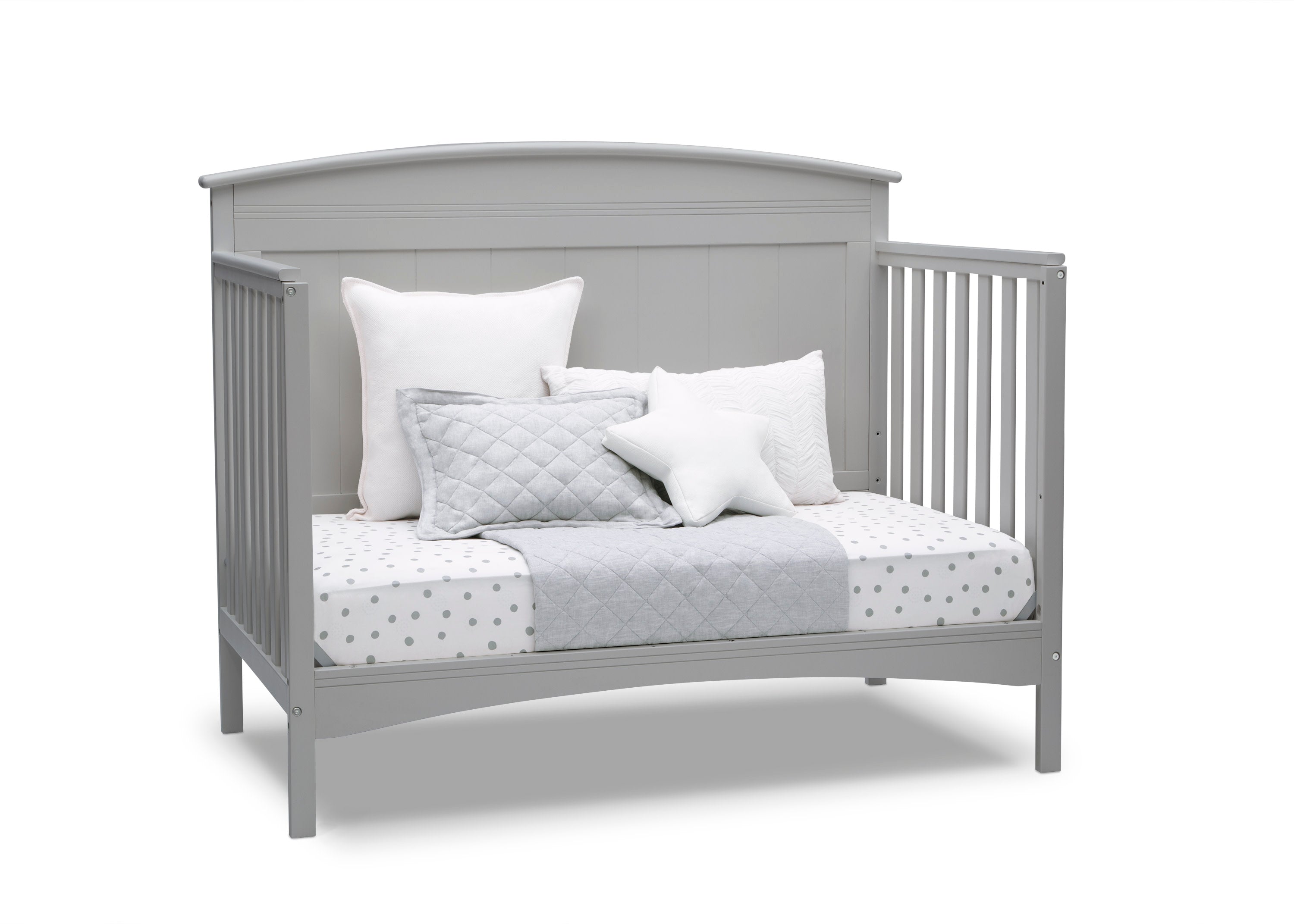 Archer 4-in-1 Convertible Baby Crib - Toddler Bed, Daybed & Full-Size Bed - Safe & Stylish Nursery Furniture for Newborns to Teens - Perfect for Bedrooms, Daycare & Guest Rooms