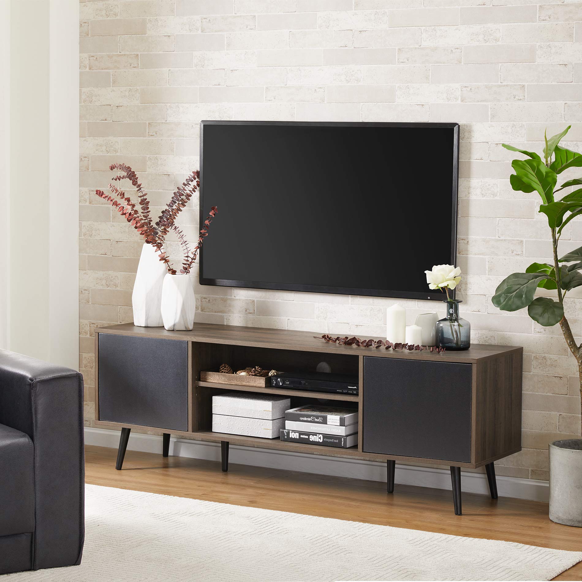 Mid-Century Modern TV Stand for 65 Inch TVs - 60