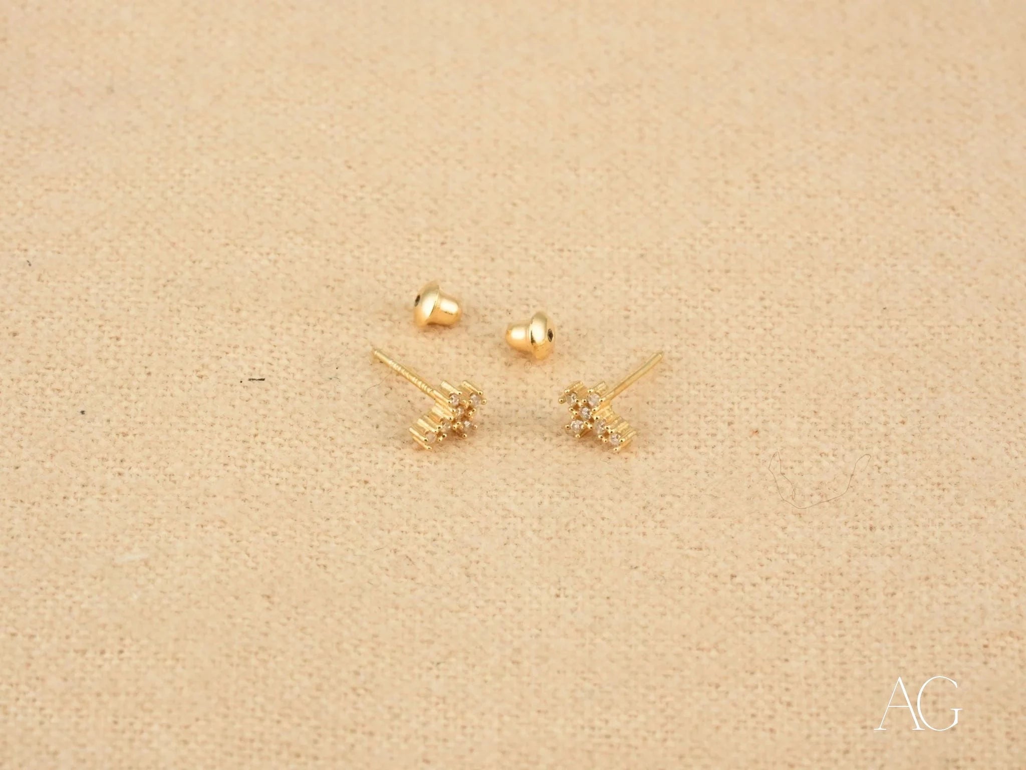 Diamond Cross Earrings for Women - Elegant Lightweight Hypoallergenic Jewelry for Church, Wedding & Everyday Wear