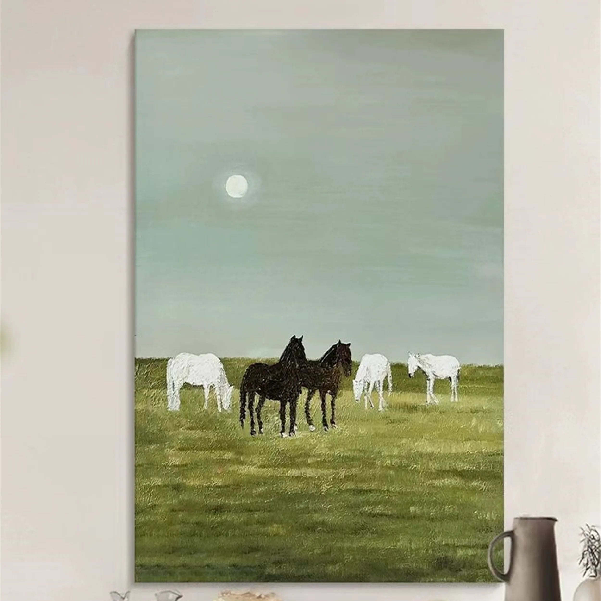 Animal Art Painting #AP035 - Handmade Wildlife Canvas Wall Decor for Living Room, Bedroom & Office
