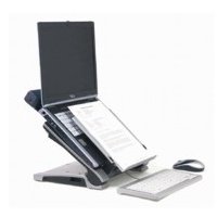 Ergonomic BAKKER ELKHUIZEN Ergo T-340 Adjustable Laptop Stand for MacBook & Notebook - Perfect for Home Office, Workstation & Travel Use