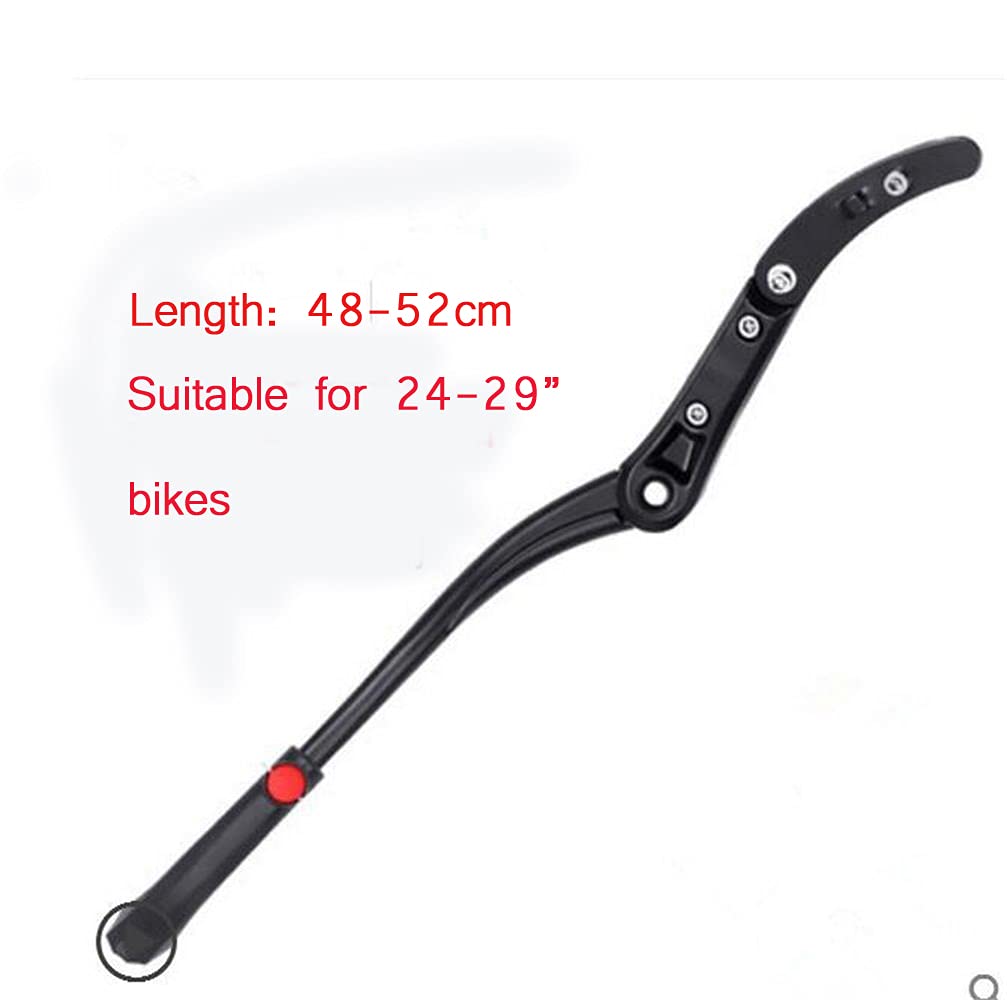 Universal Bike Kickstand - Adjustable Alloy Rear Bicycle Stand for 24