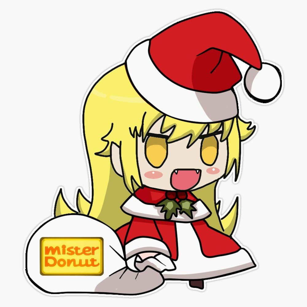 Monogatari: Padorumonogatari - Shinobu Oshino Vinyl Bumper Sticker 5