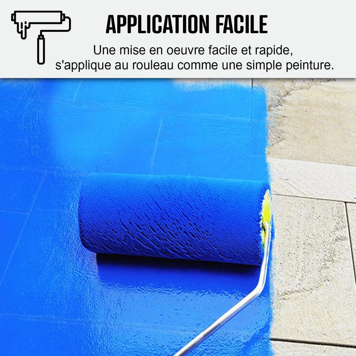 ARCAPOXY Tile Paint for Kitchen & Bathroom - 1 kg (Covers Up to 10 m² in 2 Coats) - Tele Gray 4 - RAL 7047 - Waterproof & Durable Ceramic Tile Paint - Perfect for Renovating Old Tiles in Kitchens, Bathrooms & Backsplashes