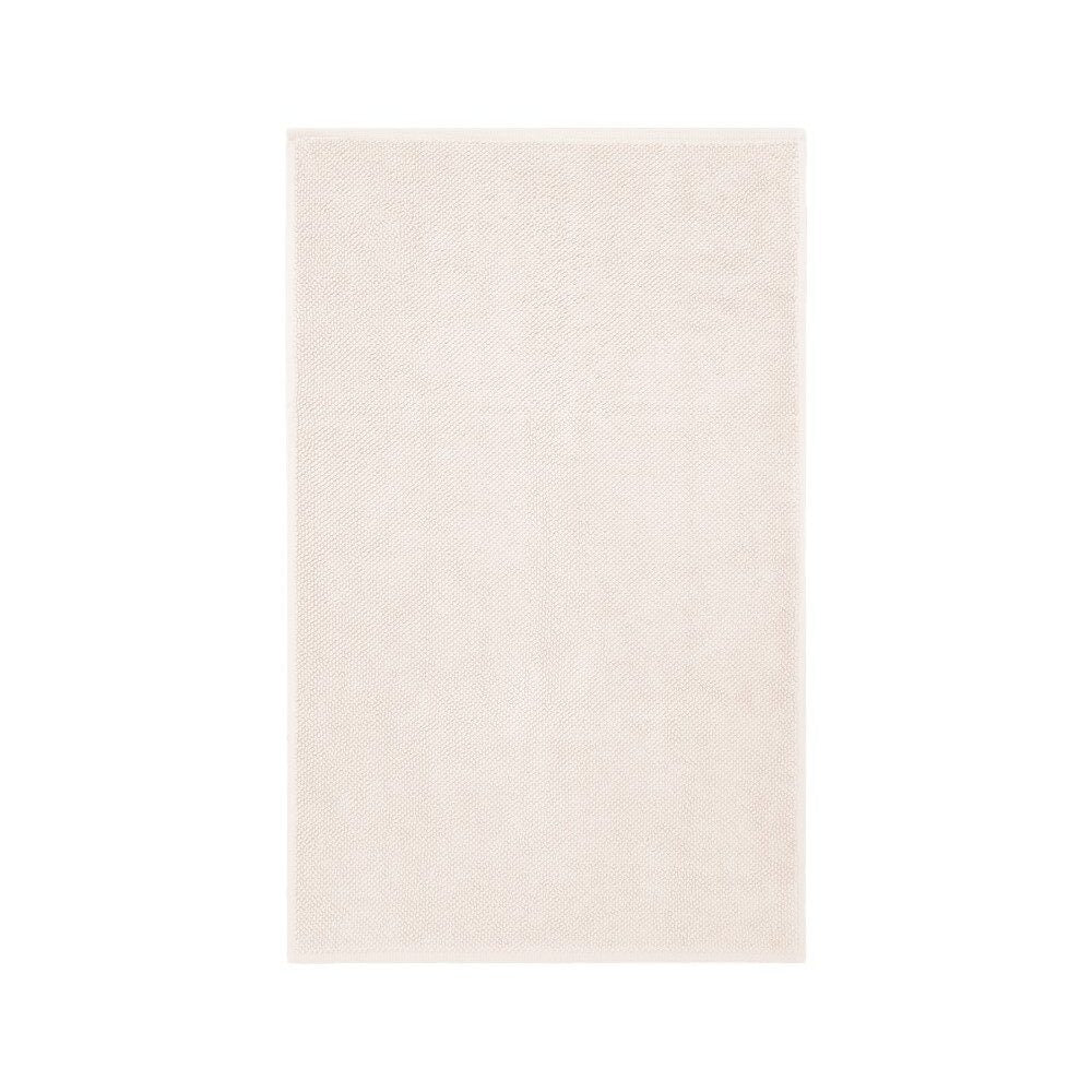 KOBN Soft Absorbent Bath Mat in Ecru - Non-Slip Bathroom Rug for Shower, Tub & Vanity Area