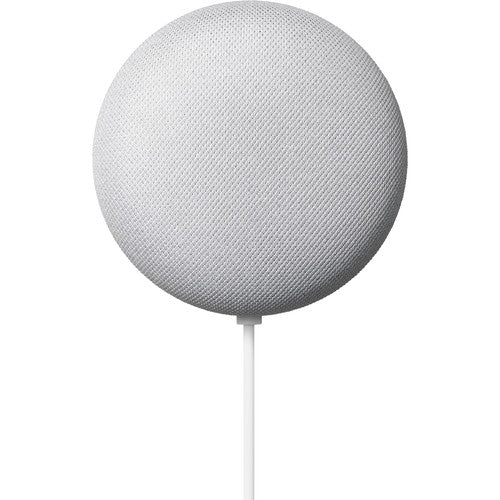 Google Nest Mini (2nd Gen) Smart Speaker with Google Assistant - Chalk & Black | Voice Control, Wireless Streaming, Smart Home Hub | Perfect for Bedroom, Kitchen & Office Use