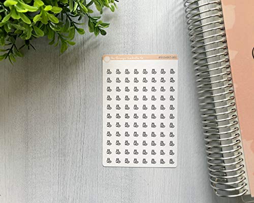 Circle Budget Icon Planner Stickers - Medical & Financial Planning Sticker Set for Bullet Journals, Organizers & Planners (I-243-B) - Perfect for Budget Tracking, Expense Management & DIY Planning Projects