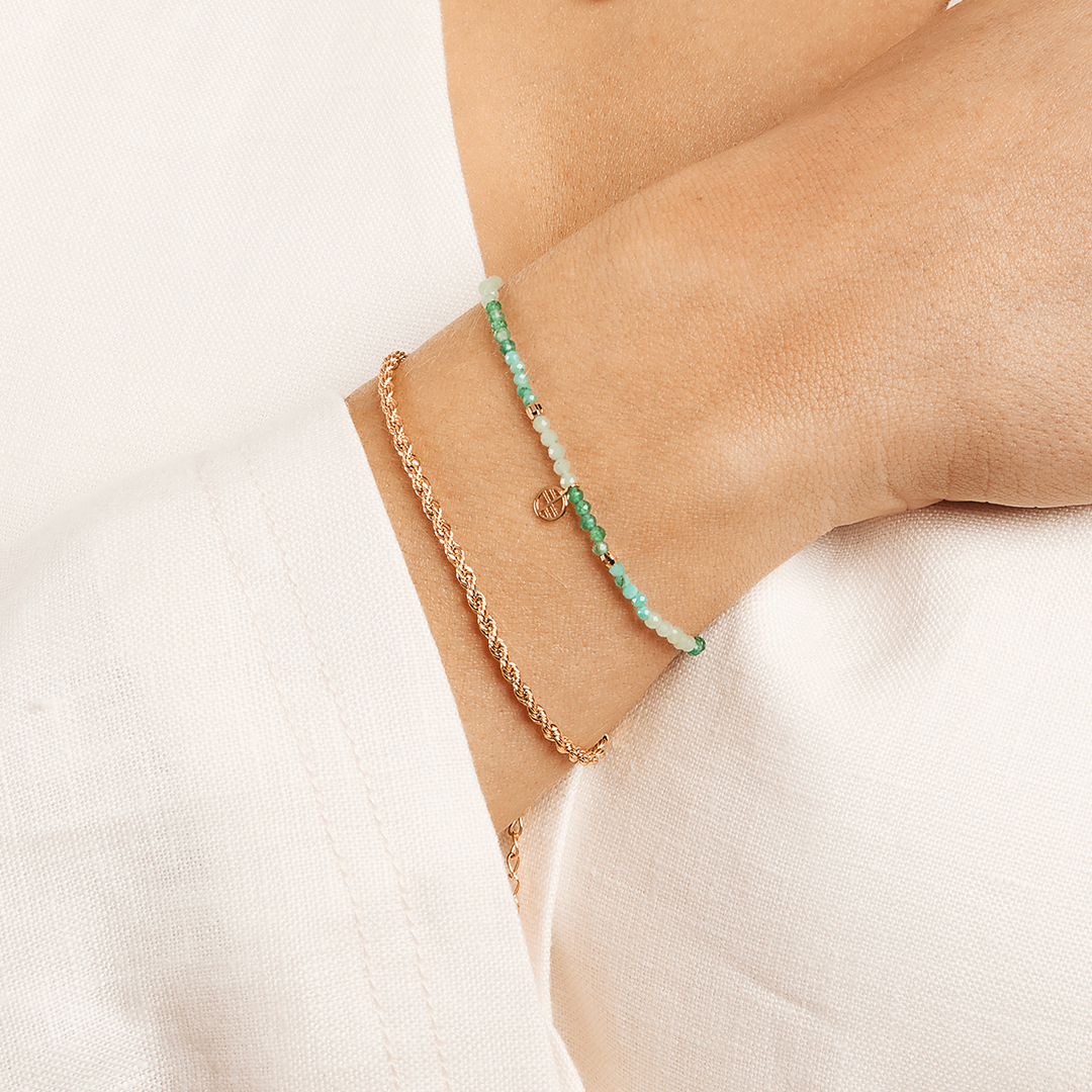 Aventurine Bracelet for Good Luck & Opportunity | Natural Stone Jewelry for Manifestation & Positive Energy | Perfect for Meditation, Gifting & Spiritual Healing