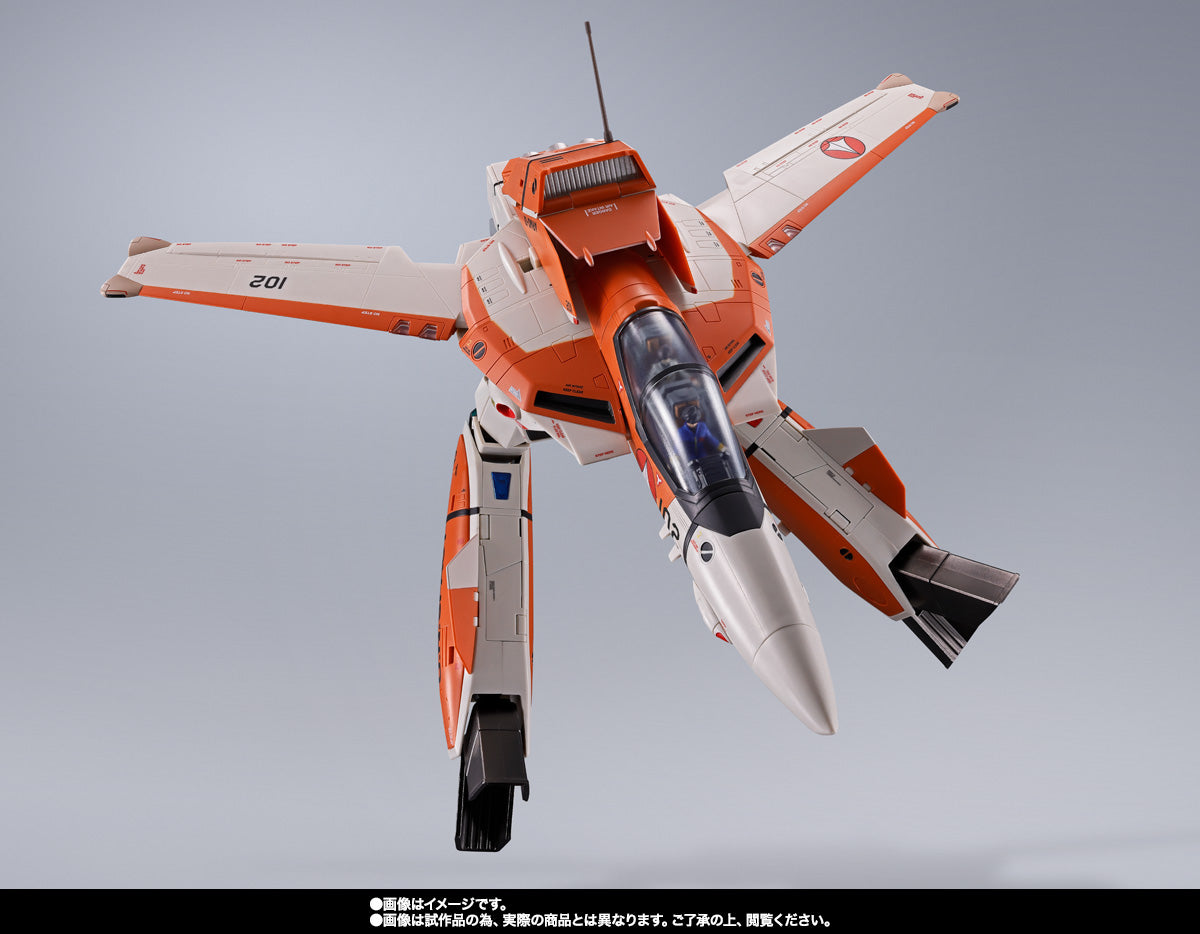 Bandai DX Chogokin Macross Robotech VT-1 Super Ostrich Transformable Action Figure - Collectible Anime Robot Toy for Display & Play
