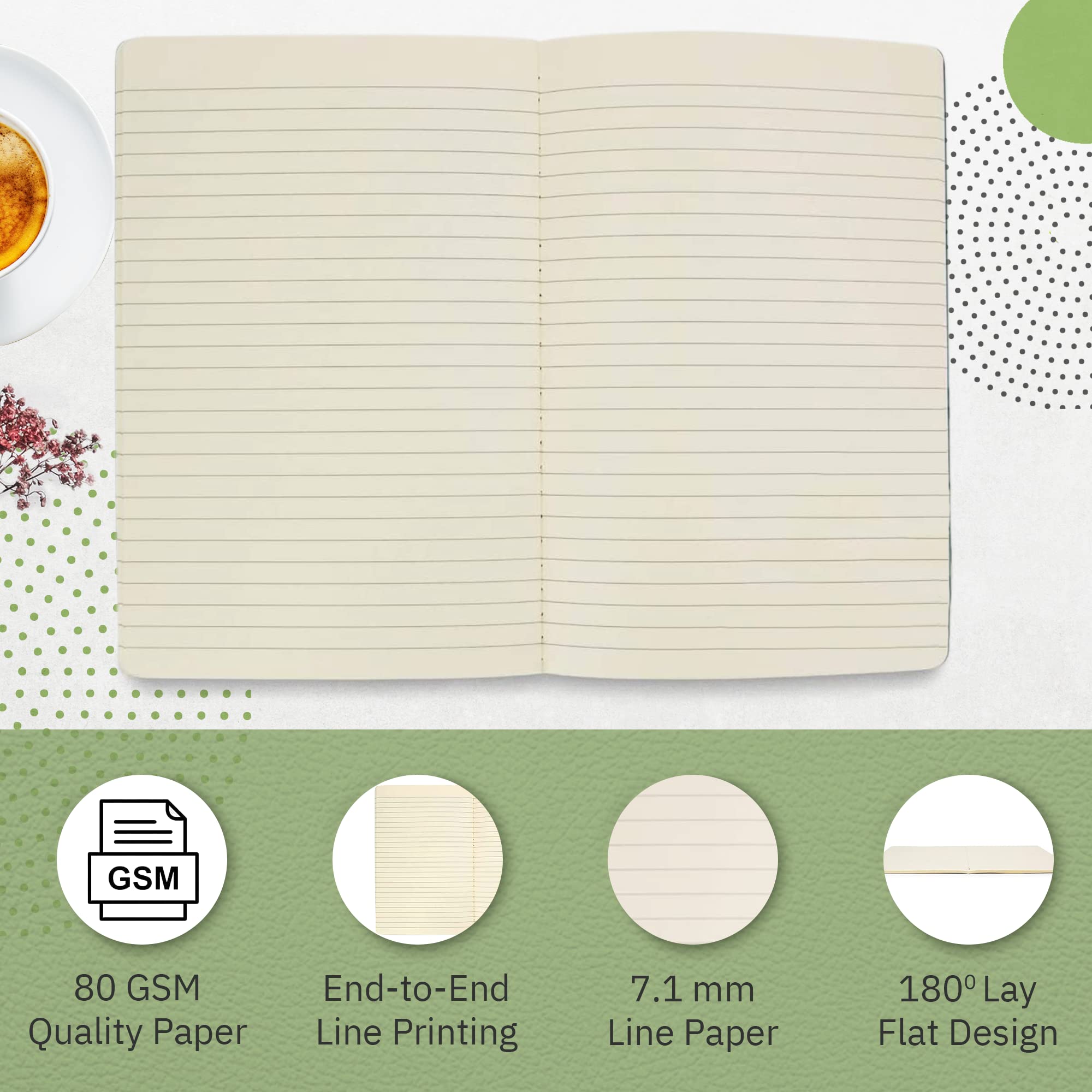 Simply Genius A5 Notebooks - 30 Pack, 5.5