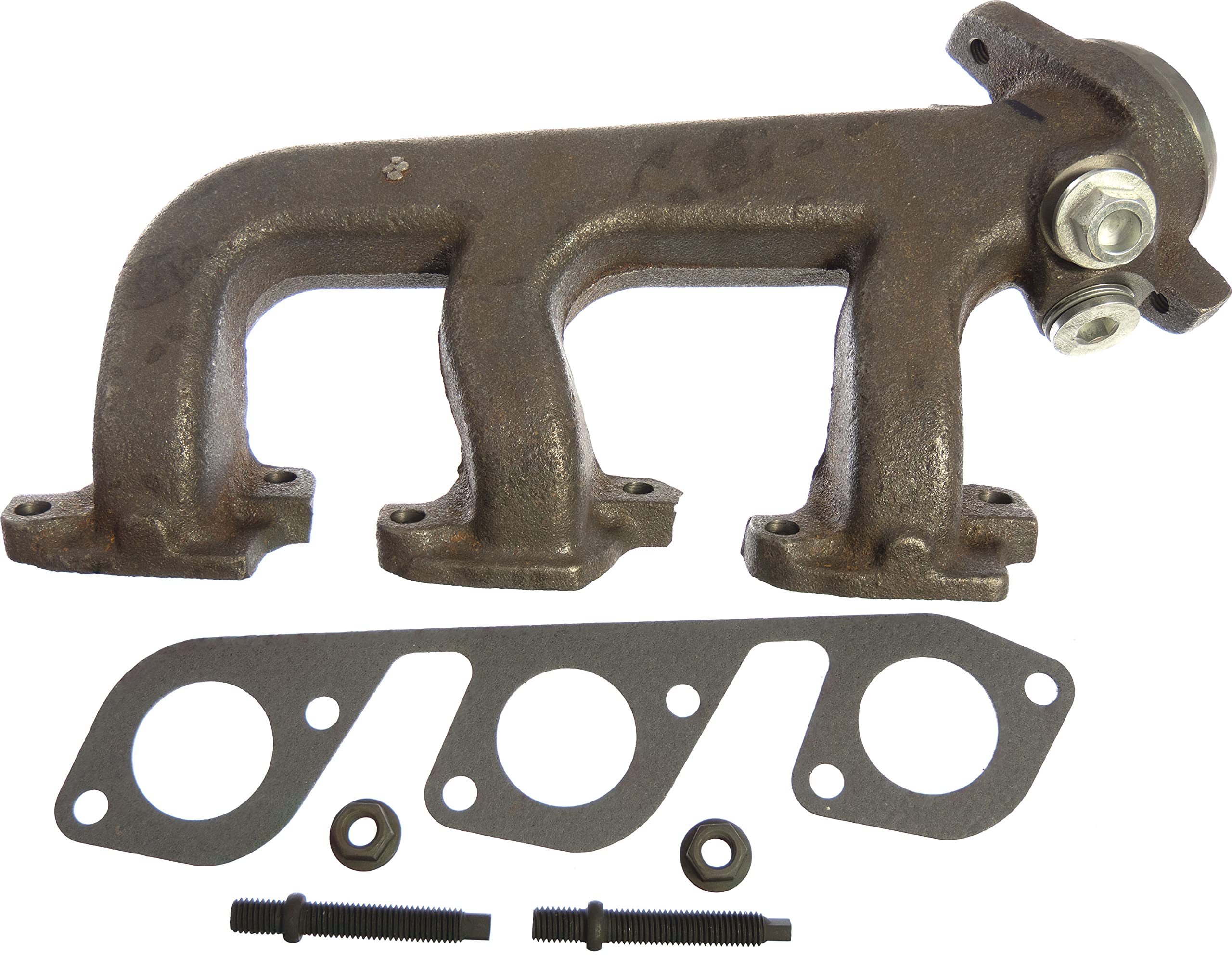 APDTY 785515 Exhaust Manifold Kit - High Performance Replacement for Ford, Chevy, Dodge | Durable Cast Iron Construction | Perfect for Engine Repair & Maintenance