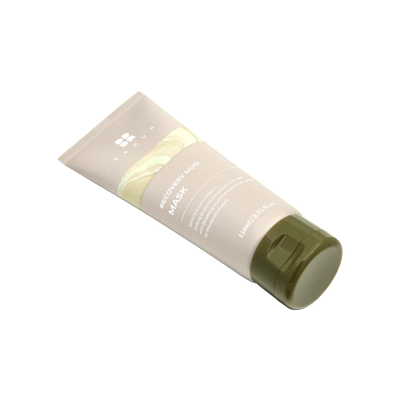 BRMUD Detoxifying & Hydrating Recovery Mud Mask 110ml - Deep Cleansing & Pore Minimizing for Glowing Skin - Perfect for Spa Nights & Self-Care Routines