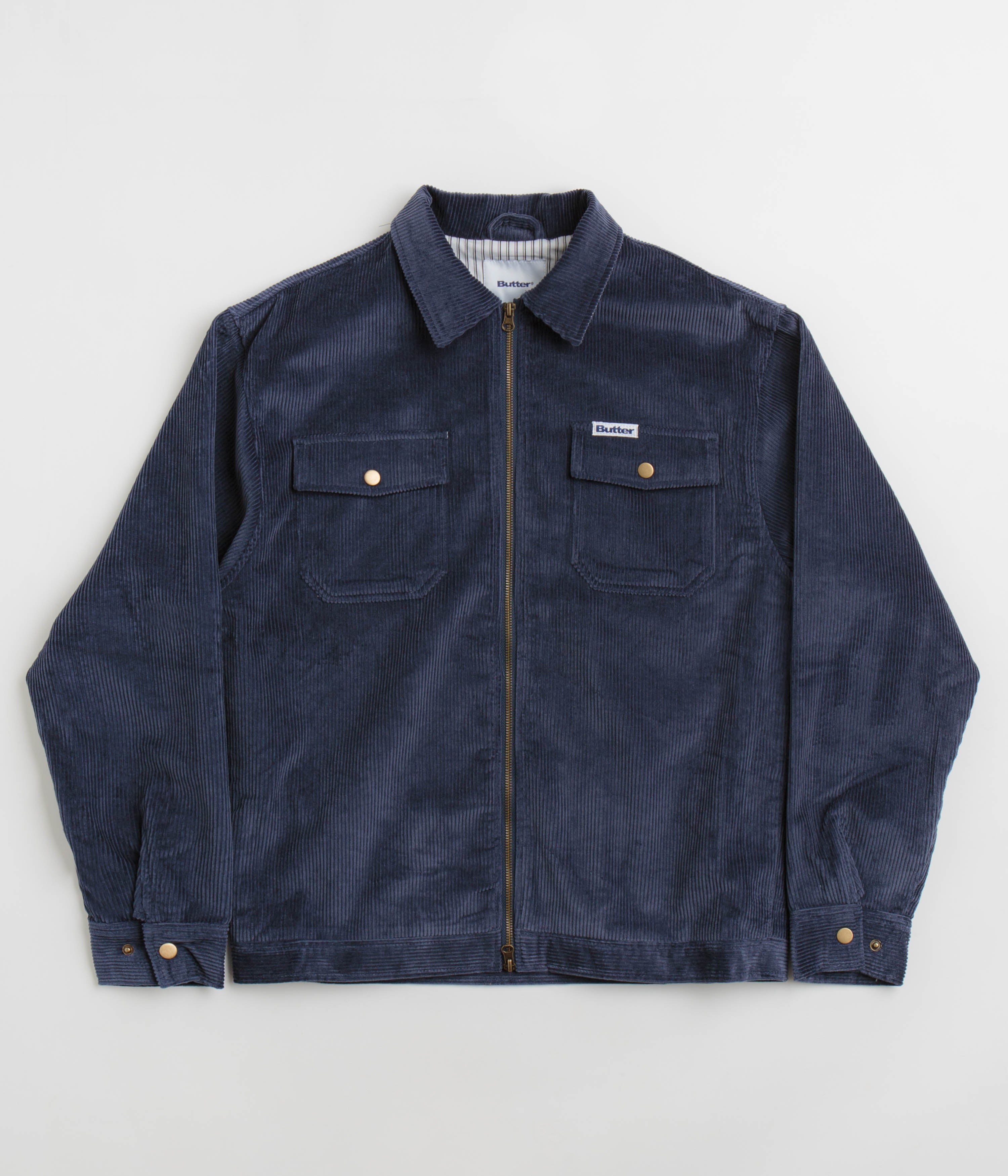 Butter Goods Club Jacket - Premium Navy Blue Jacket for Men | Stylish Outerwear for Streetwear & Casual Fashion | Perfect for Urban Outings & Skateboarding