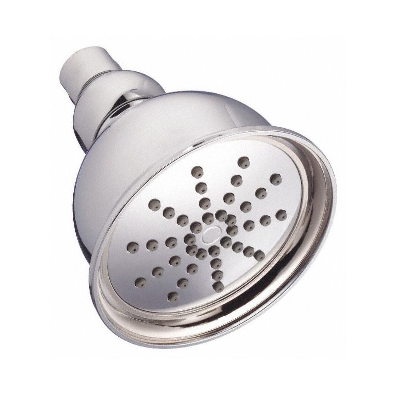 Danze Chrome Bell Shaped Spoke Pattern Traditional Style Shower Head - High Pressure Rainfall Showerhead for Spa-Like Bathroom Experience, Perfect for Master Bath and Guest Bathroom Renovation