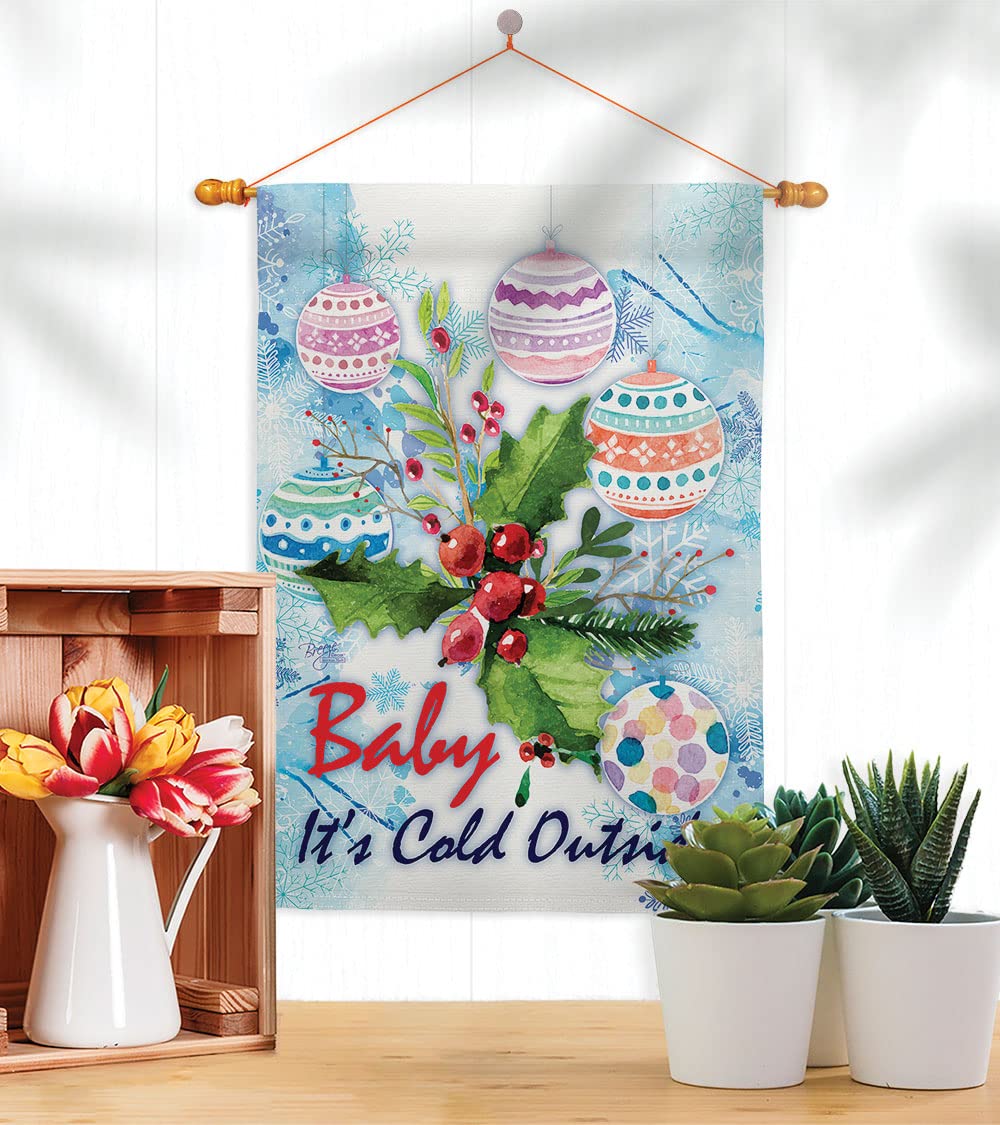 Winter Wonderland House Flag Set 28x40