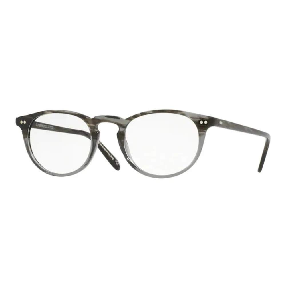 Oliver Peoples Rx Eyeglasses Frames Riley R 5004 1007 - 45x20mm Dark Mahogany Italian Acetate - Premium Prescription Glasses for Men & Women - Perfect for Office, Reading & Everyday Wear