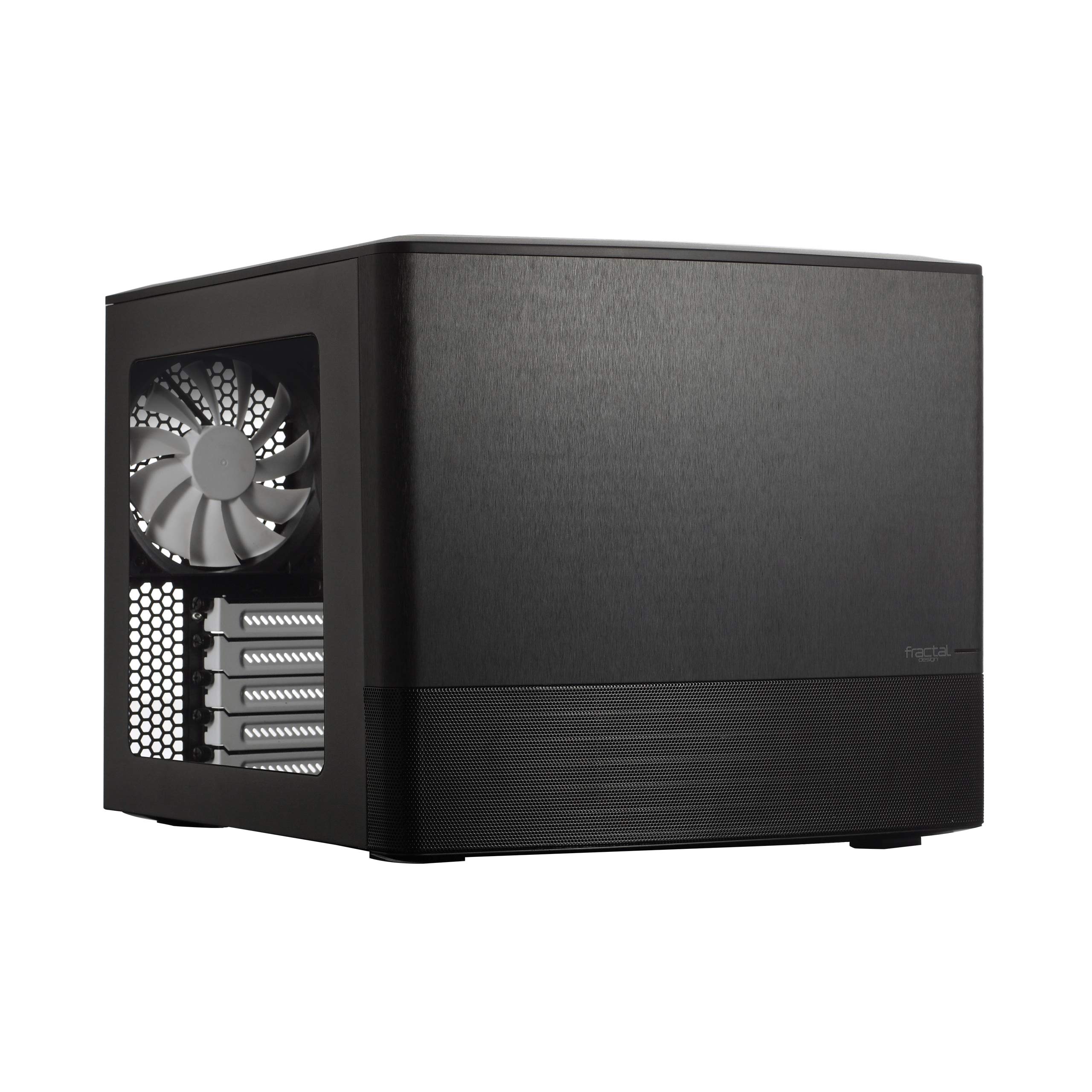 Fractal Design Node 804 Black Micro ATX Computer Case - Compact Cube PC Chassis for Gaming & Home Theater Systems