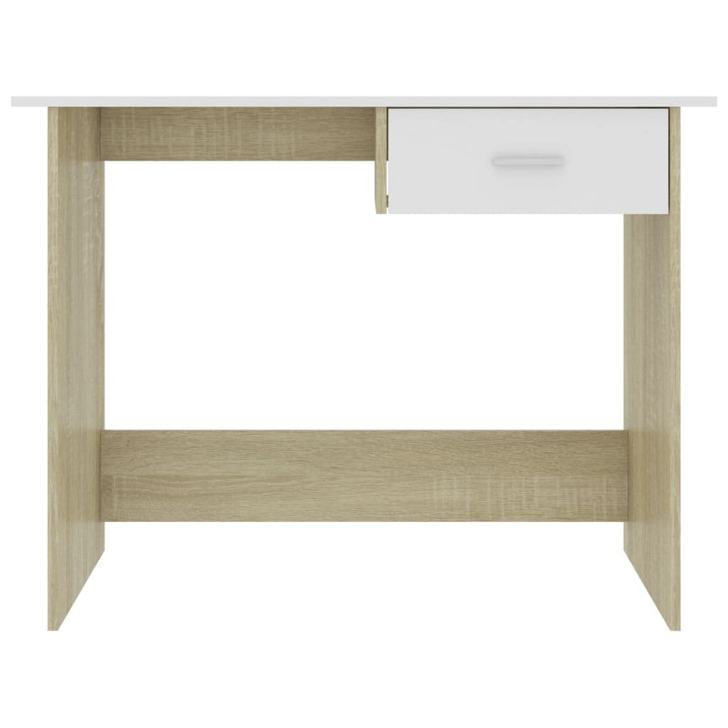 Modern Writing Computer Desk for Small Spaces | Home Office & Laptop Table | Industrial Simple Workstation | 39.4
